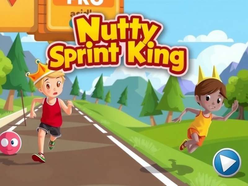Nutty Sprint King Game Banner